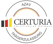 Certuria Siegel AZAV_B (Vektoren, CMYK, Farbe)